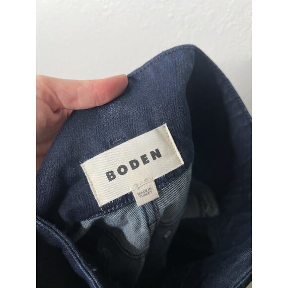 NWT Boden High Rise Tie Waist Jeans Women's Size 33x32 Wide Leg 70's Inspired - Picture 6 of 7